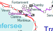 Montreux szolglati hely helye a trkpen