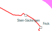 Stein-Sckingen szolglati hely helye a trkpen