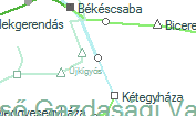 Szabadkígyós szolgálati hely helye a térképen