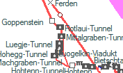Mittalgraben-Tunnel szolglati hely helye a trkpen
