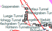 Luegje-Tunnel szolglati hely helye a trkpen