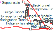 Machgraben-Tunnel szolglati hely helye a trkpen