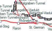 Schluchi-Tunnel szolglati hely helye a trkpen