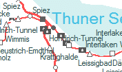 Krattiggraben-Tunnel szolglati hely helye a trkpen