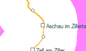 Aschau im Zillertal szolglati hely helye a trkpen